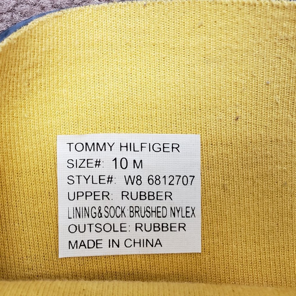 Tommy Hilfiger Women's  Red/White/Blue Tall Rain Boots - Picture 2 of 5